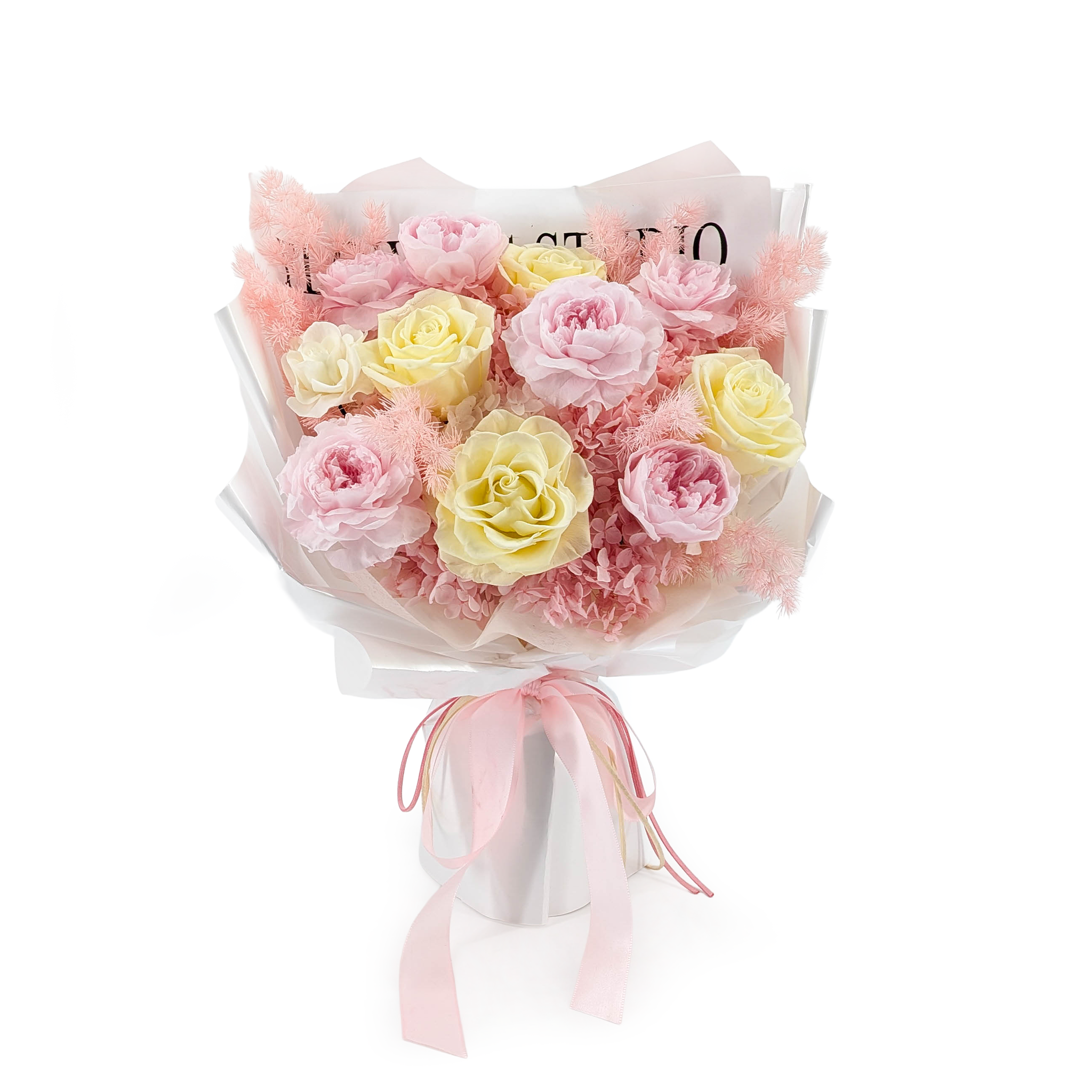 Prémiová kytice v krabičce - EVERGIVE – A Lasting Gesture – Belle Majesty