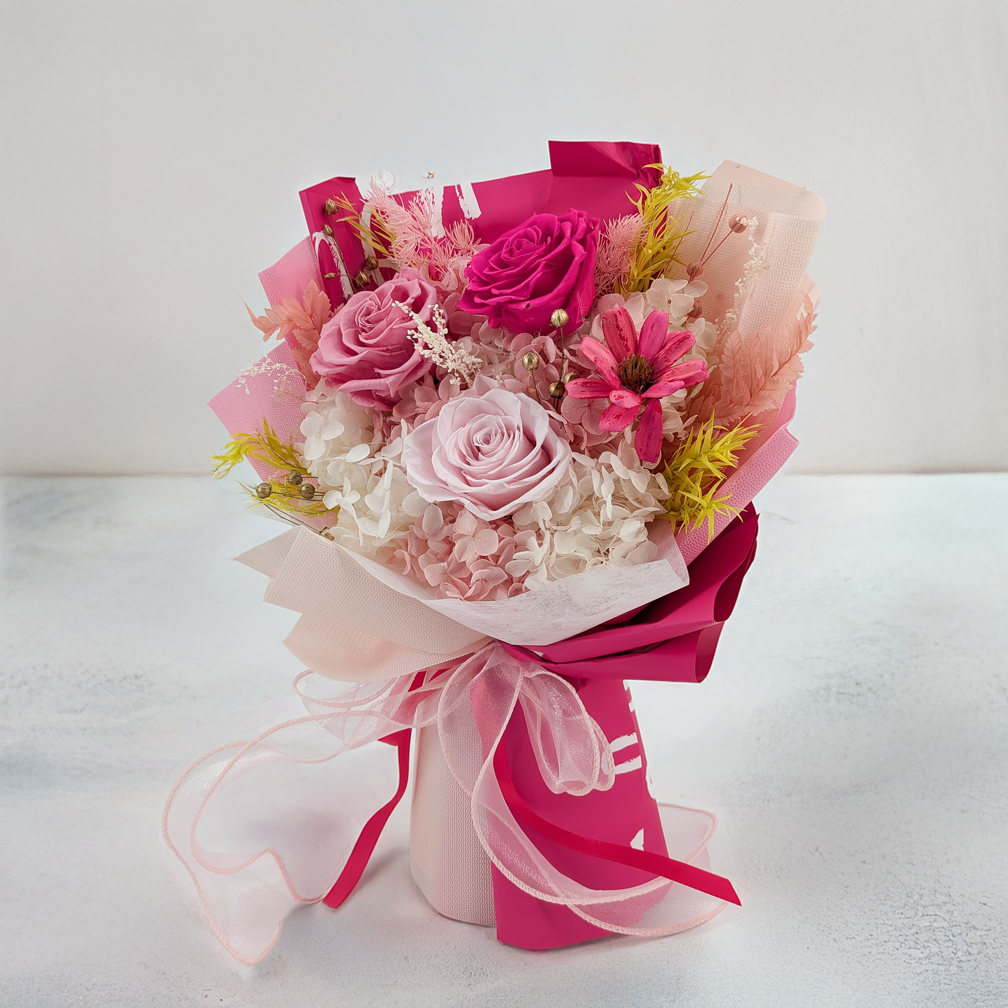 Prémiová kytice v krabici - EVERGIVE – A Lasting Gesture – Candy Charm