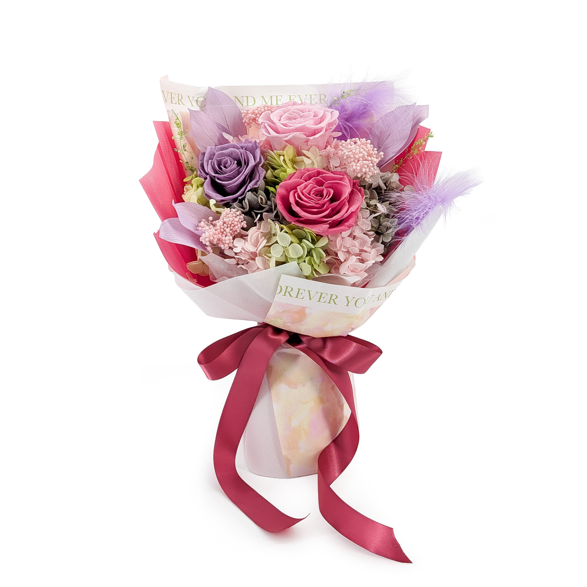 Prémiová kytice v krabičce - EVERGIVE – A Lasting Gesture – Garden Charm