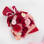 Prémiová kytice v krabici - EVERGIVE – A Lasting Gesture – Red Desire