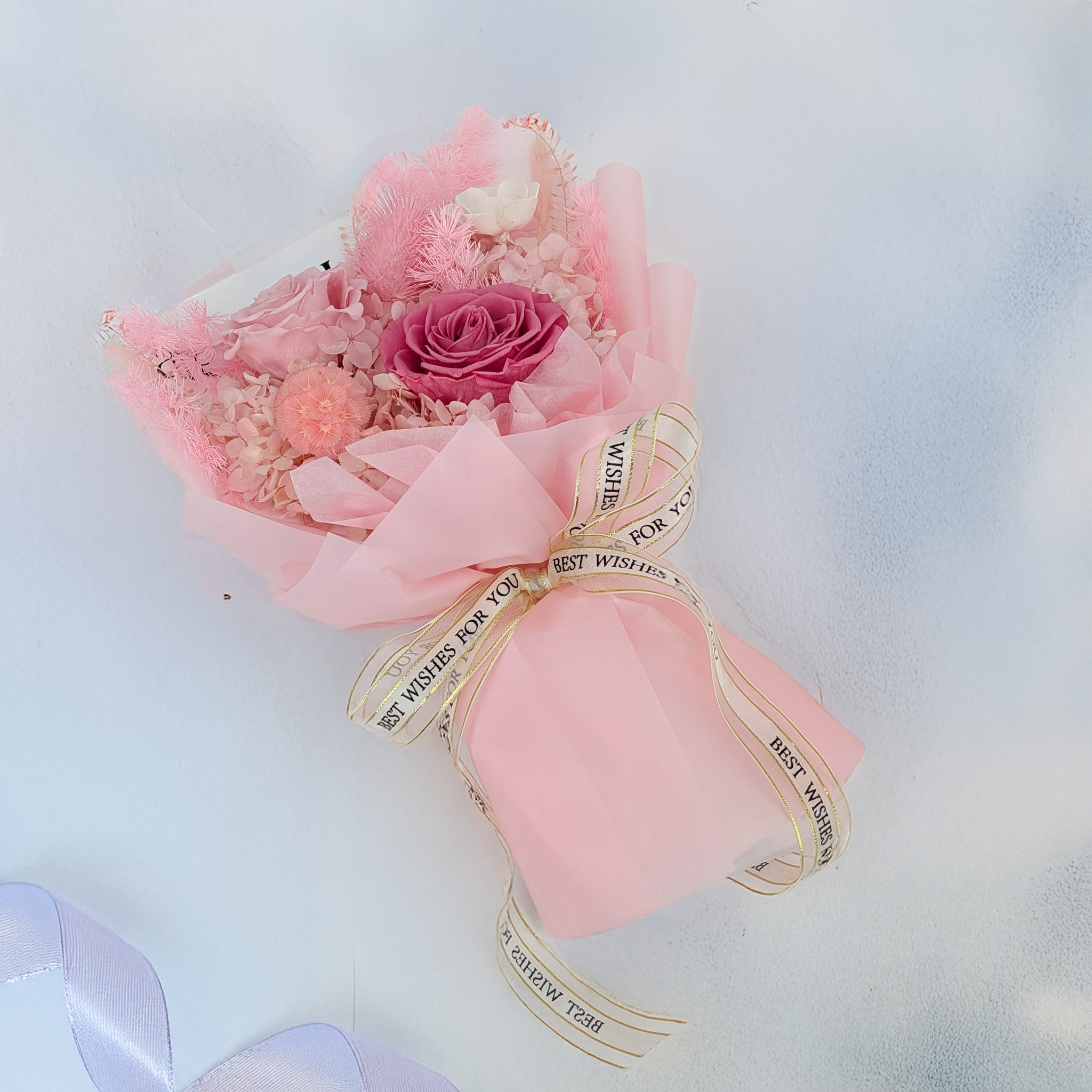 Prémiová kytice v krabici - EVERGIVE – A Lasting Gesture – Rose Grace