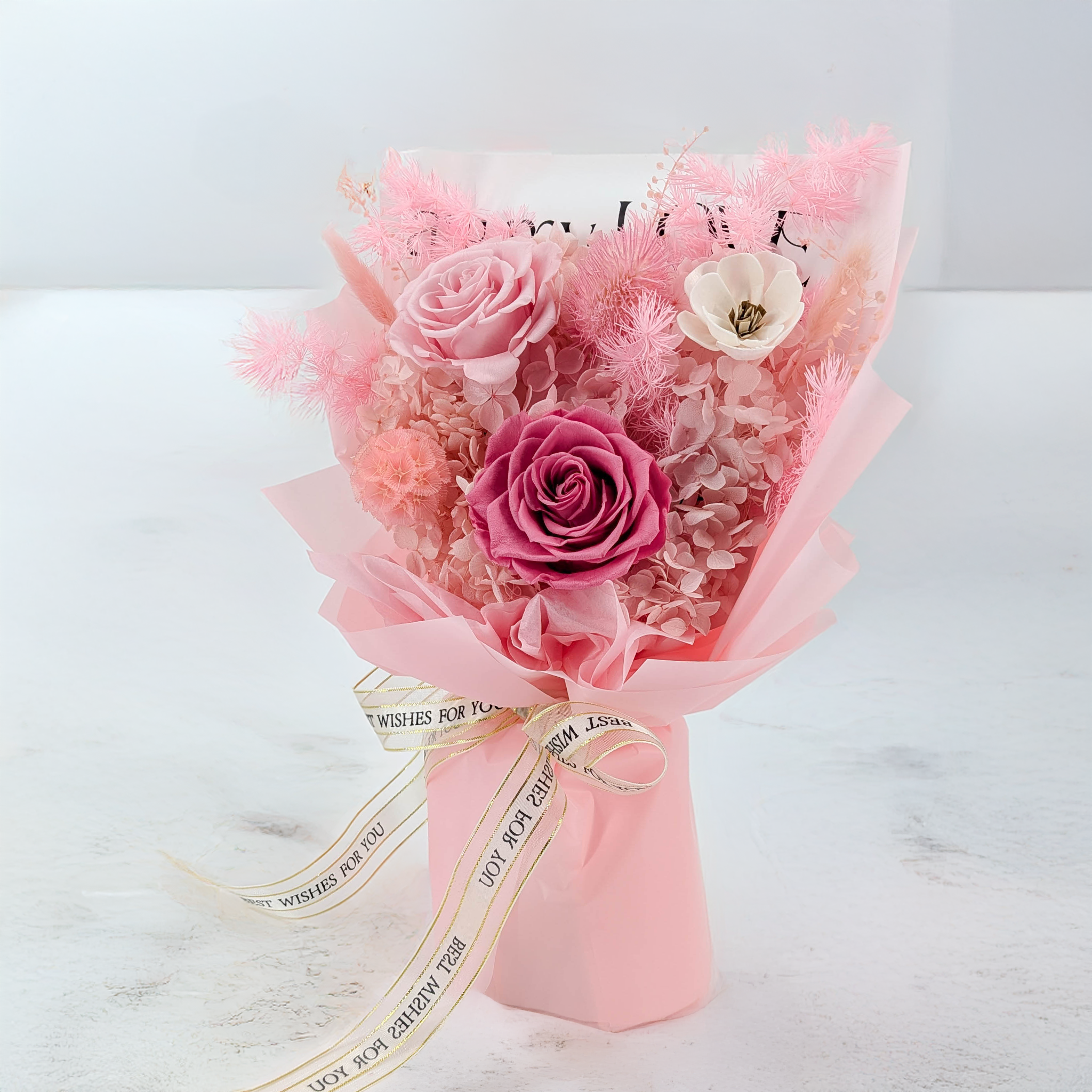 Prémiová kytice v krabici - EVERGIVE – A Lasting Gesture – Rose Grace