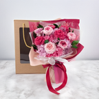 Prémiová kytice v krabičce – EVERGIVE – A Lasting Gesture – Rosé Royal