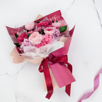 Prémiová kytice v krabičce – EVERGIVE – A Lasting Gesture – Rosé Royal