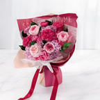 Prémiová kytice v krabičce – EVERGIVE – A Lasting Gesture – Rosé Royal
